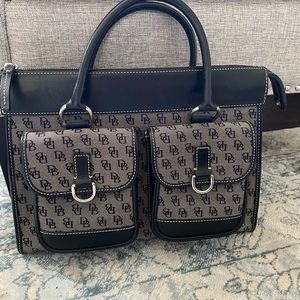 Dooney & Bourke Shoulder Bag Dark Gray and Black